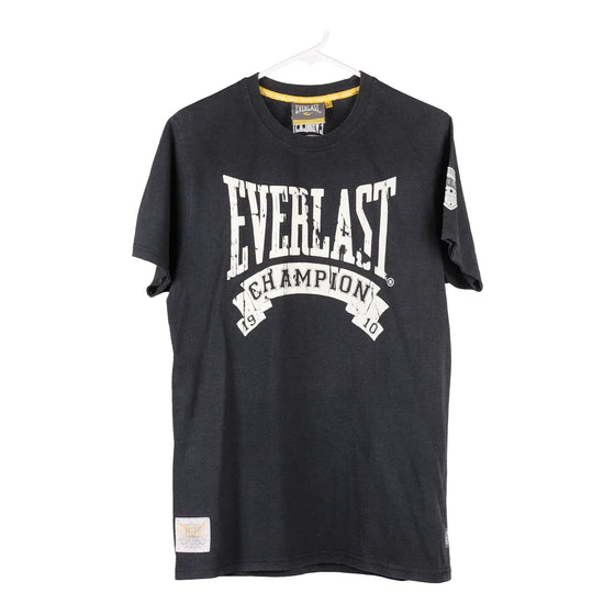 Vintage black Everlast T-Shirt - mens medium