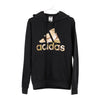 Vintage black Adidas Hoodie - mens x-small