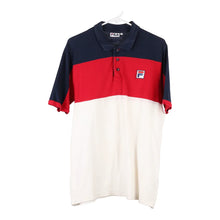  Vintage block colour Fila Polo Shirt - mens x-large