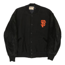  San Francisco Giants Delong MLB Varsity Jacket - Large Black Wool Blend