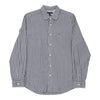 Tommy Hilfiger Striped Shirt - Large Blue Cotton