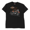 Vintage black Age - 8 Years Harley Davidson T-Shirt - boys medium