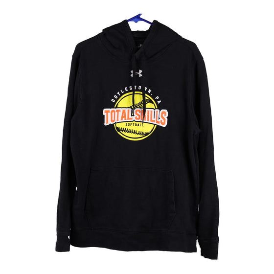 Total Skills Softball Under Armour Hoodie - Medium Black Cotton Blend - Thrifted.com