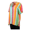 Vintage multicoloured Benetton Short Sleeve Shirt - womens x-large