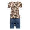 Dolce & Gabbana Animal print T-Shirt - Medium Brown Cotton Blend