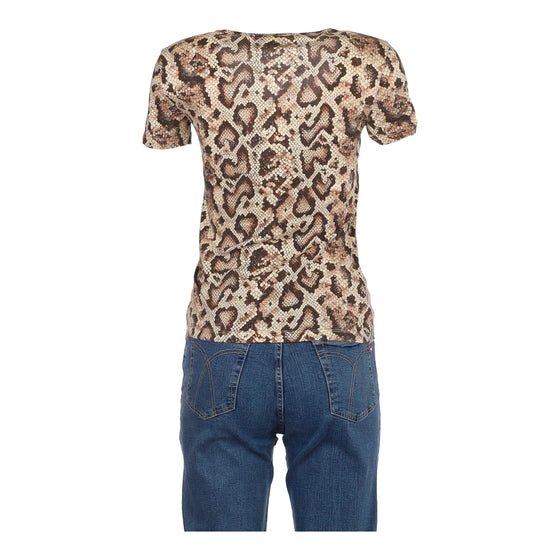 Dolce & Gabbana Animal print T-Shirt - Medium Brown Cotton Blend