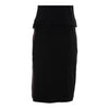 Vintage black Marccaim Midi Skirt - womens 34" waist