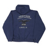 Vintage navy Lisle IL Harley Davidson Hoodie - mens xx-large