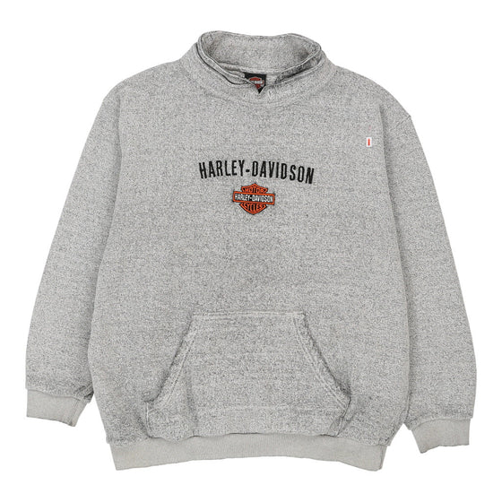 Vintage grey Harley Davidson Jumper - mens xx-large