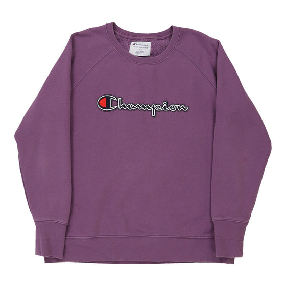 Vintage purple Champion Sweatshirt - womens large