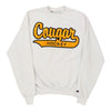 Vintage white Cougar Hockey Champion Sweatshirt - mens small