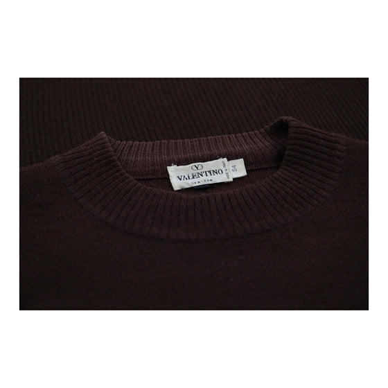 Vintage brown Valentino Jumper - mens x-large