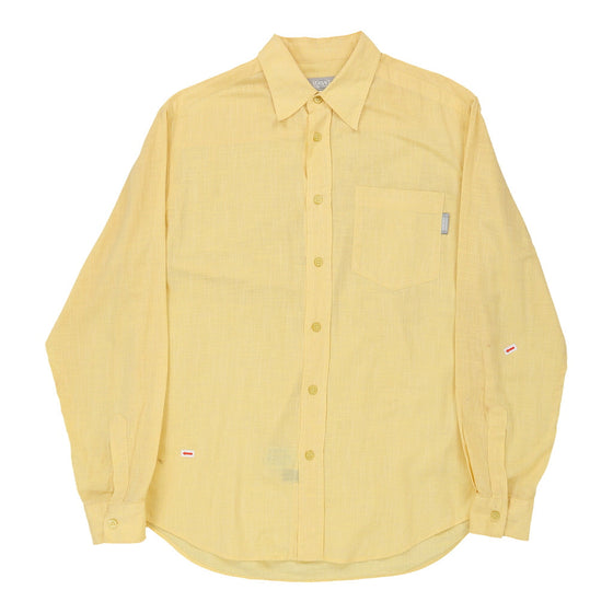 Vintage yellow Versace Shirt - mens large