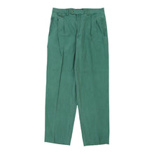  Vintage green Les Copains Trousers - mens 34" waist