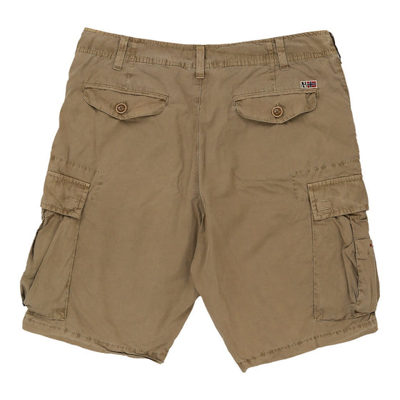 Vintage beige Napapijri Cargo Shorts - mens 33" waist