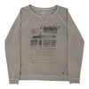 Vintage grey Napapijri Sweatshirt - mens small