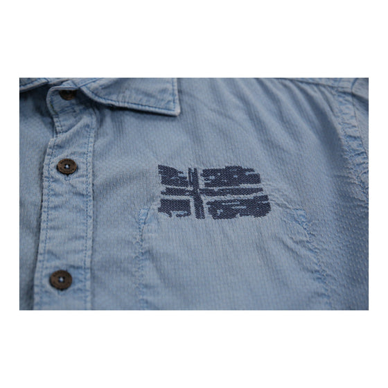 Vintage blue Napapijri Shirt - mens small