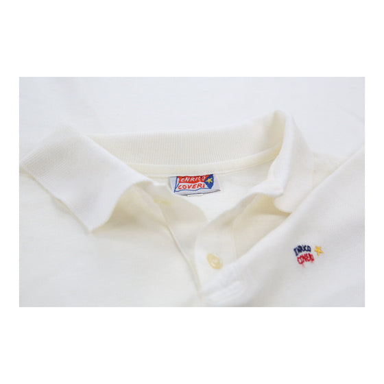 Vintagewhite Coveri Polo Shirt - mens medium