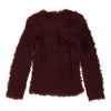 Armani Jumper - Small Burgundy Nylon