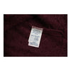 Armani Jumper - Small Burgundy Nylon