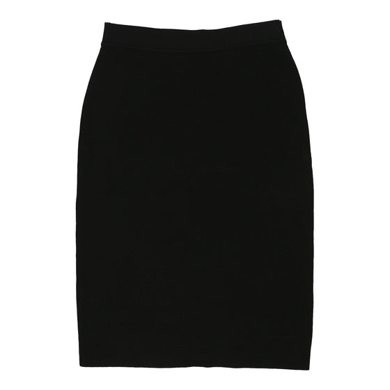 Valentino Skirt - 26W UK 6 Black Viscose Blend