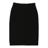 Valentino Skirt - 26W UK 6 Black Viscose Blend