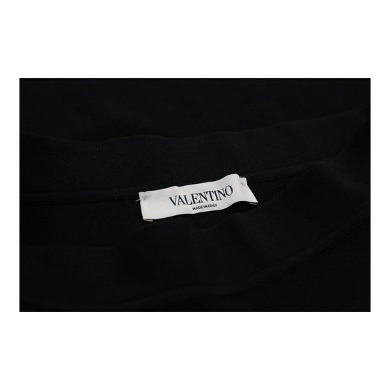 Valentino Skirt - 26W UK 6 Black Viscose Blend