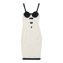  Versace Bodycon Dress - XS White Cotton Blend