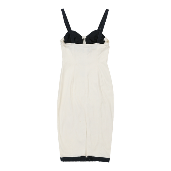 Versace Bodycon Dress - XS White Cotton Blend