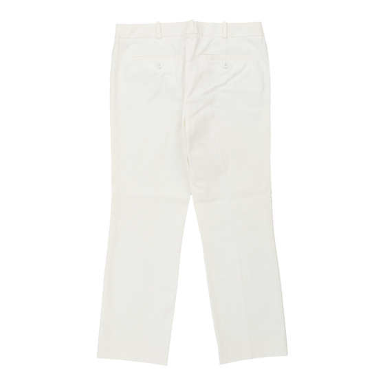 Dolce & Gabbana Trousers - 34W UK 12 White Cotton