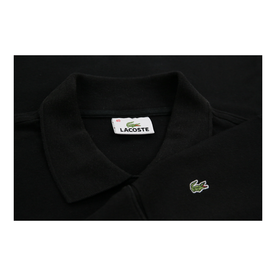 Lacoste Polo Shirt - Medium Black Cotton