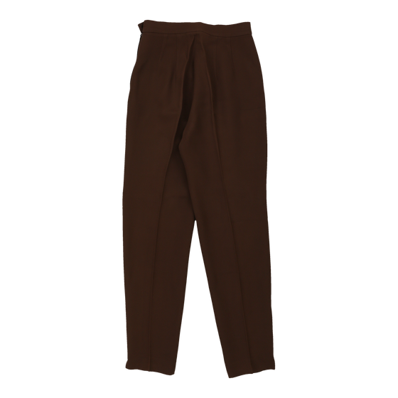 Cheap & Chic Moschino Trousers - 28W UK 8 Brown Cotton