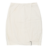 Dries Van Noten Pencil Skirt - 30W UK 10 White Cotton