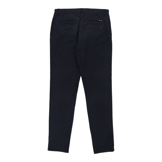 Napapijri Trousers - 32W UK 10 Black Cotton