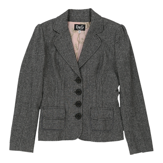 Dolce & Gabbana Blazer - Small Grey Wool Blend