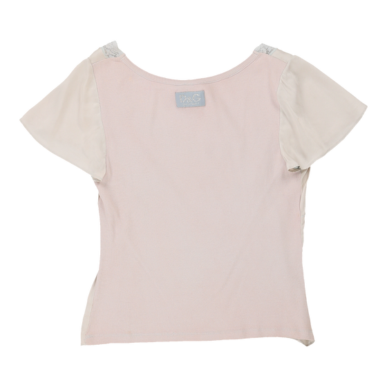 Dolce & Gabbana Top - XL Pink Silk Blend