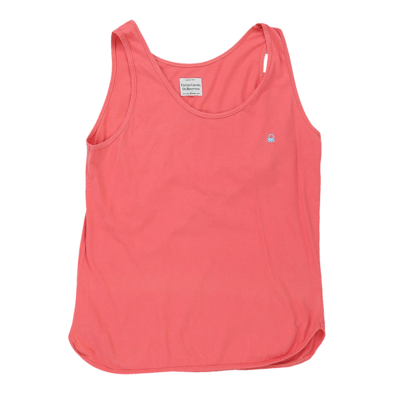 Benetton Vest - Medium Red Cotton