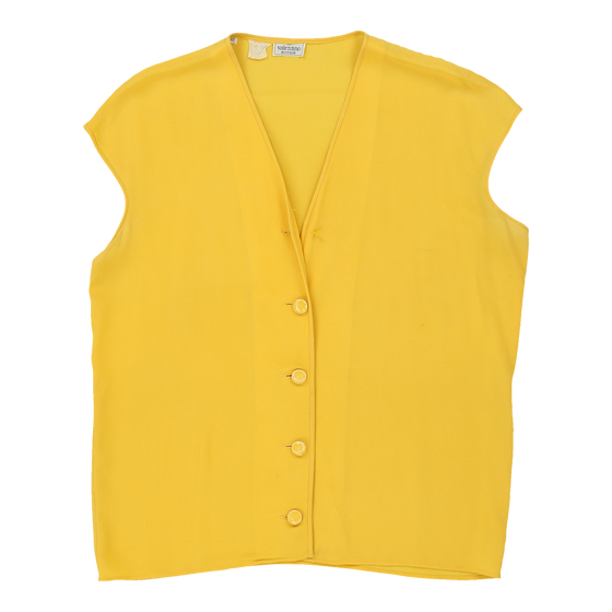 Valentino Top - Medium Yellow Cotton