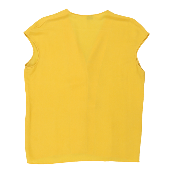 Valentino Top - Medium Yellow Cotton