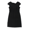 Valentino Sheath Dress - Small Black Cotton