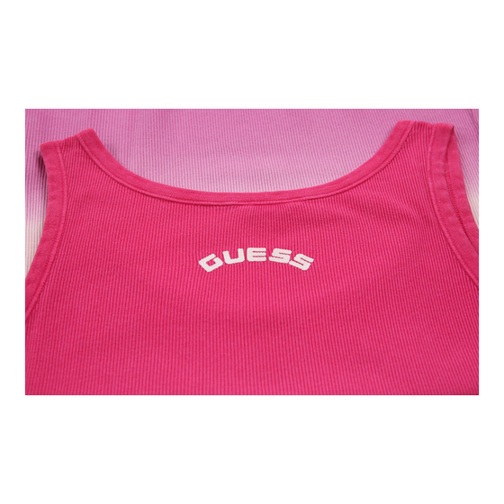 Guess Vest - Large Pink Cotton