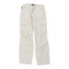 Armani Jeans Cargo Trousers - 30W UK 8 White Cotton