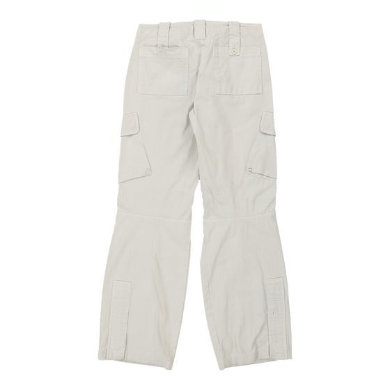 Armani Jeans Cargo Trousers - 30W UK 8 White Cotton