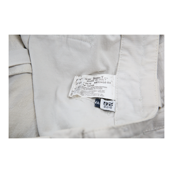 Armani Jeans Cargo Trousers - 30W UK 8 White Cotton