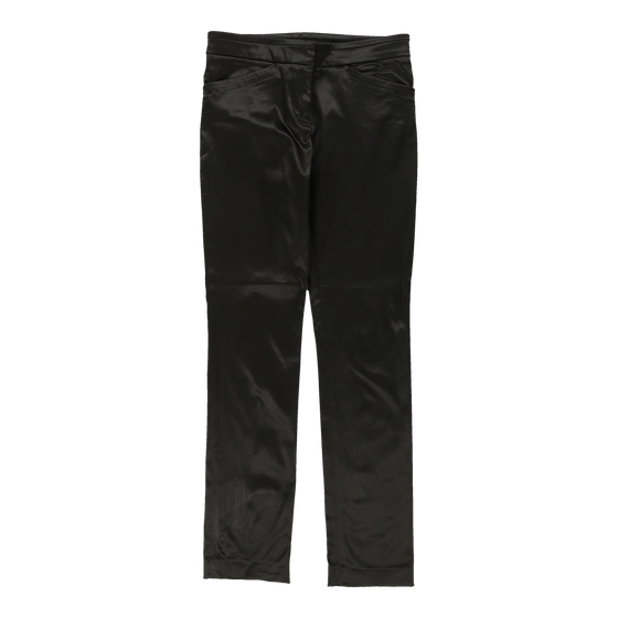 Cavalli Trousers - 30W UK 8 Black Acetate