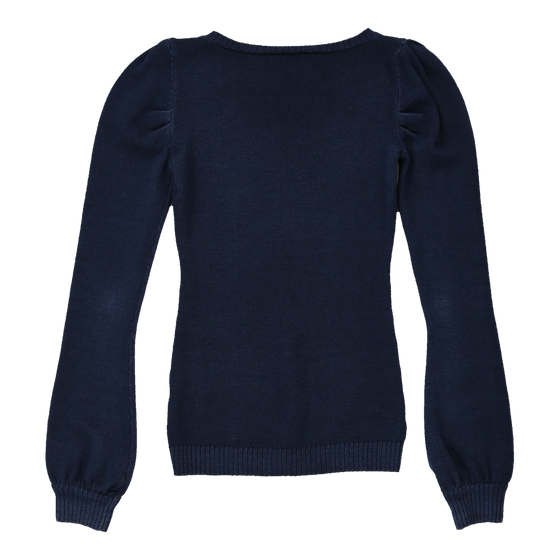 Cavalli Jumper - Small Navy Wool