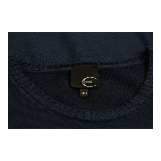 Cavalli Jumper - Small Navy Wool