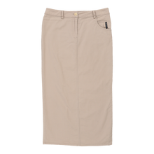  Armani Jeans Skirt - 30W UK 10 Beige Cotton