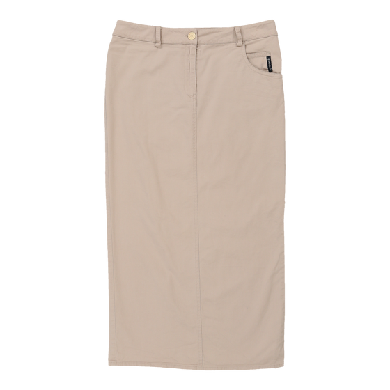 Armani Jeans Skirt - 30W UK 10 Beige Cotton