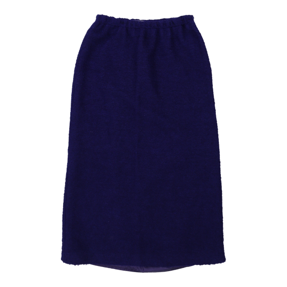 Gianfranco Ferre Skirt - 32W UK 12 Purple Wool Blend